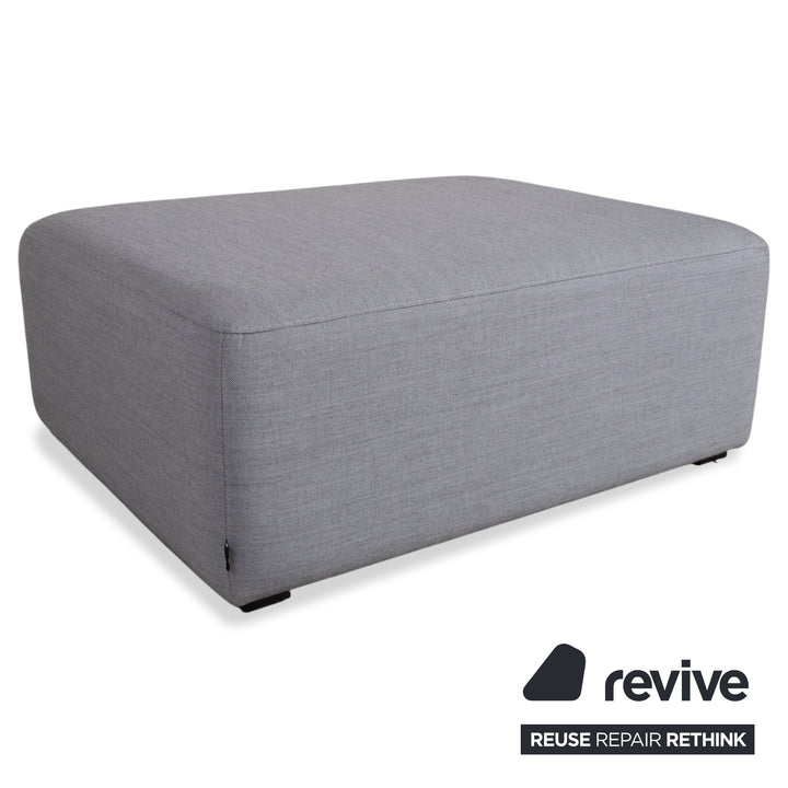 Canapé d'angle en tissu HAY Mags, pouf, gris