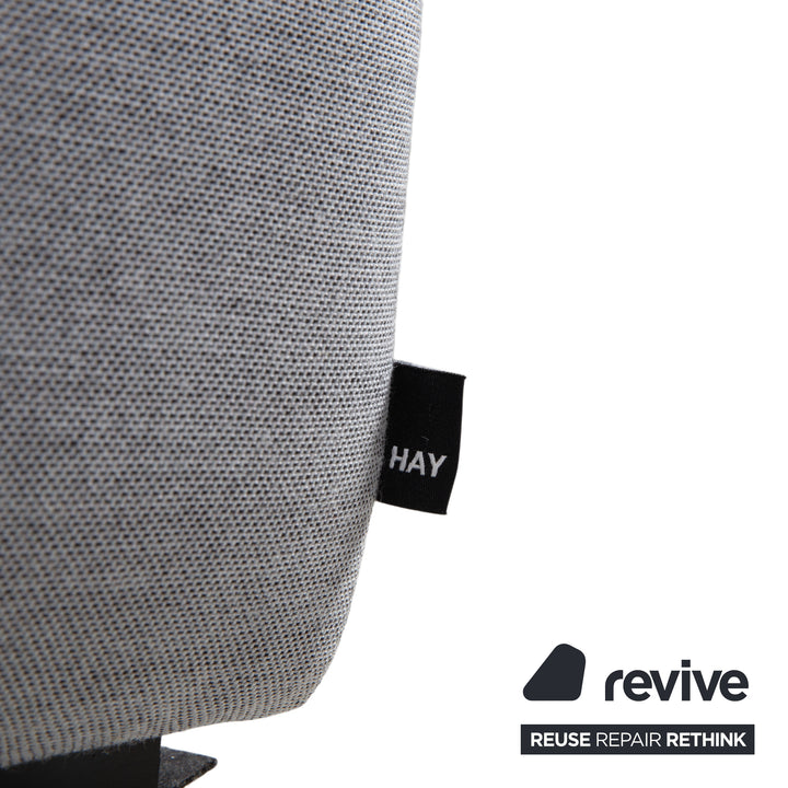 Canapé d'angle en tissu HAY Mags, pouf, gris