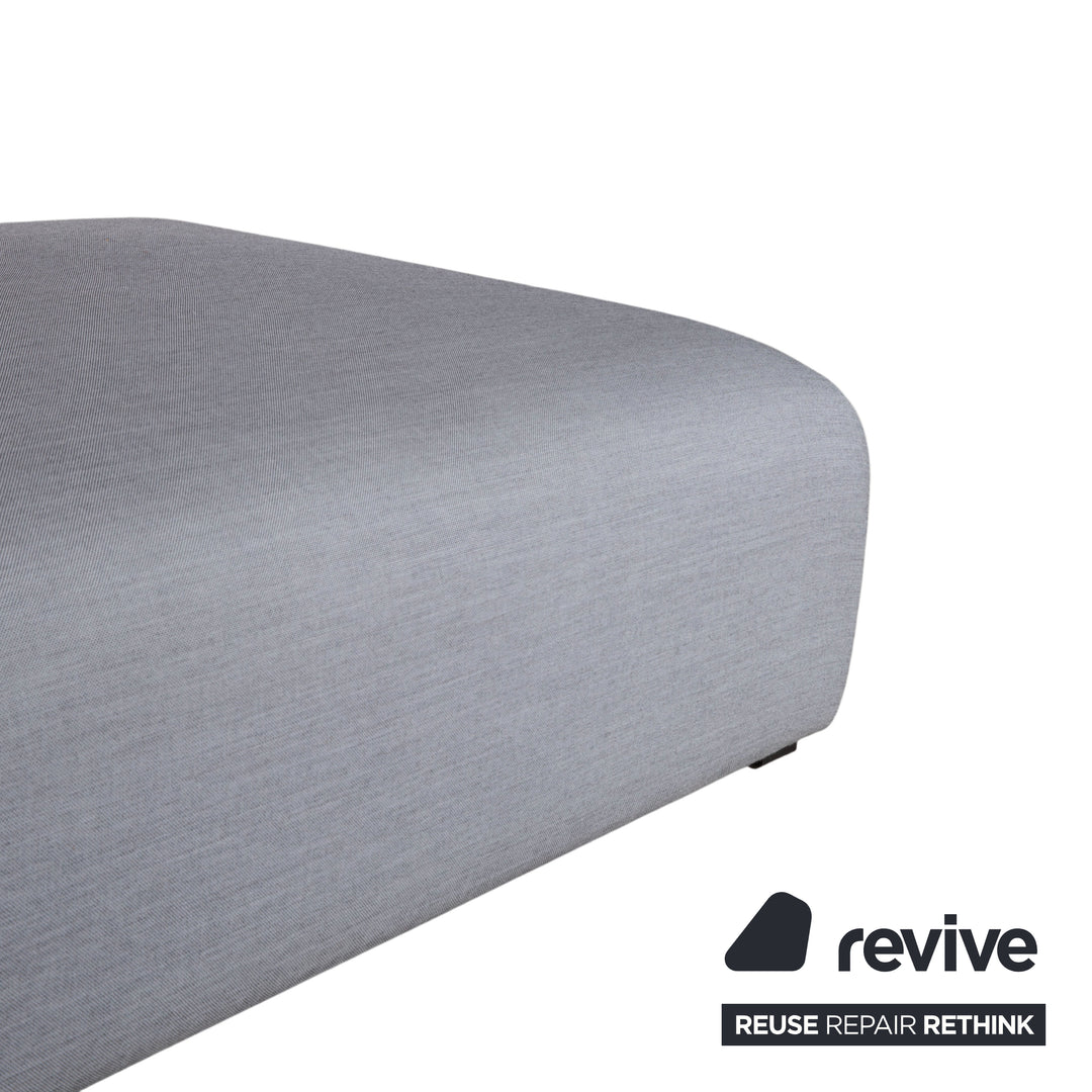 Canapé d'angle en tissu HAY Mags, pouf, gris