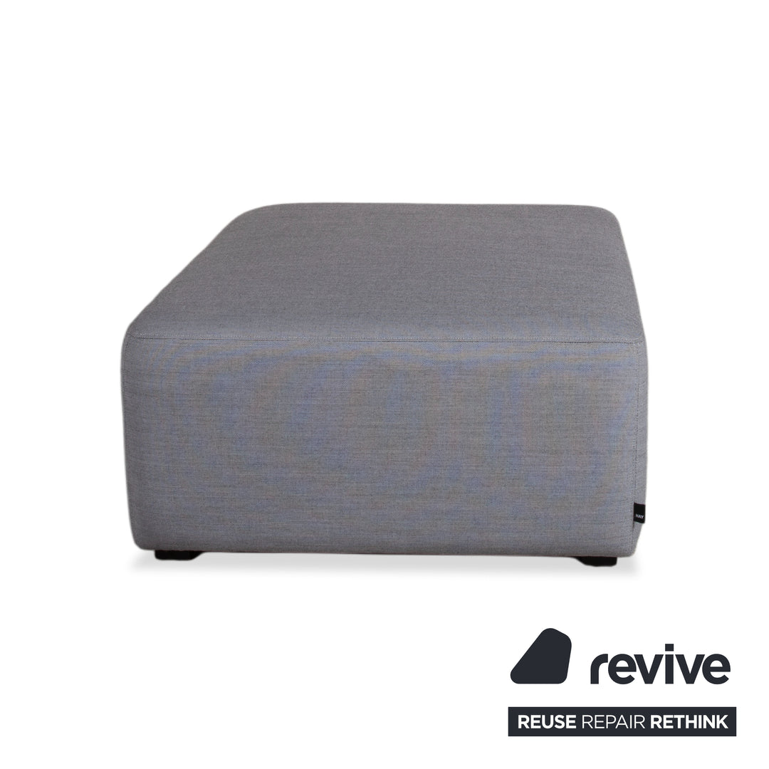 Canapé d'angle en tissu HAY Mags, pouf, gris