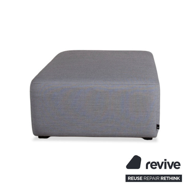 Canapé d'angle en tissu HAY Mags, pouf, gris