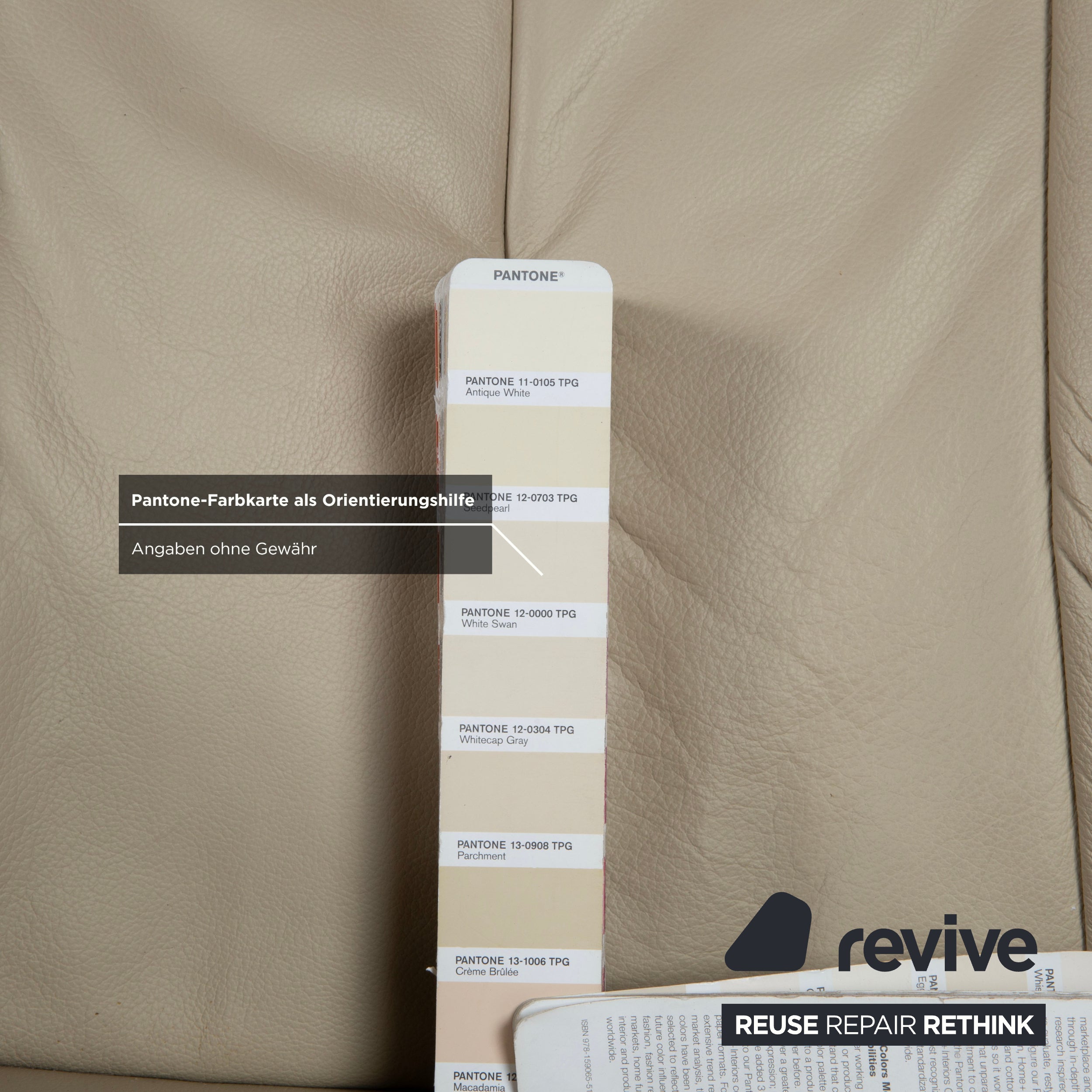 Himolla Cumuly 4215 Leder Sessel Beige Creme mit manueller Relaxfunktion