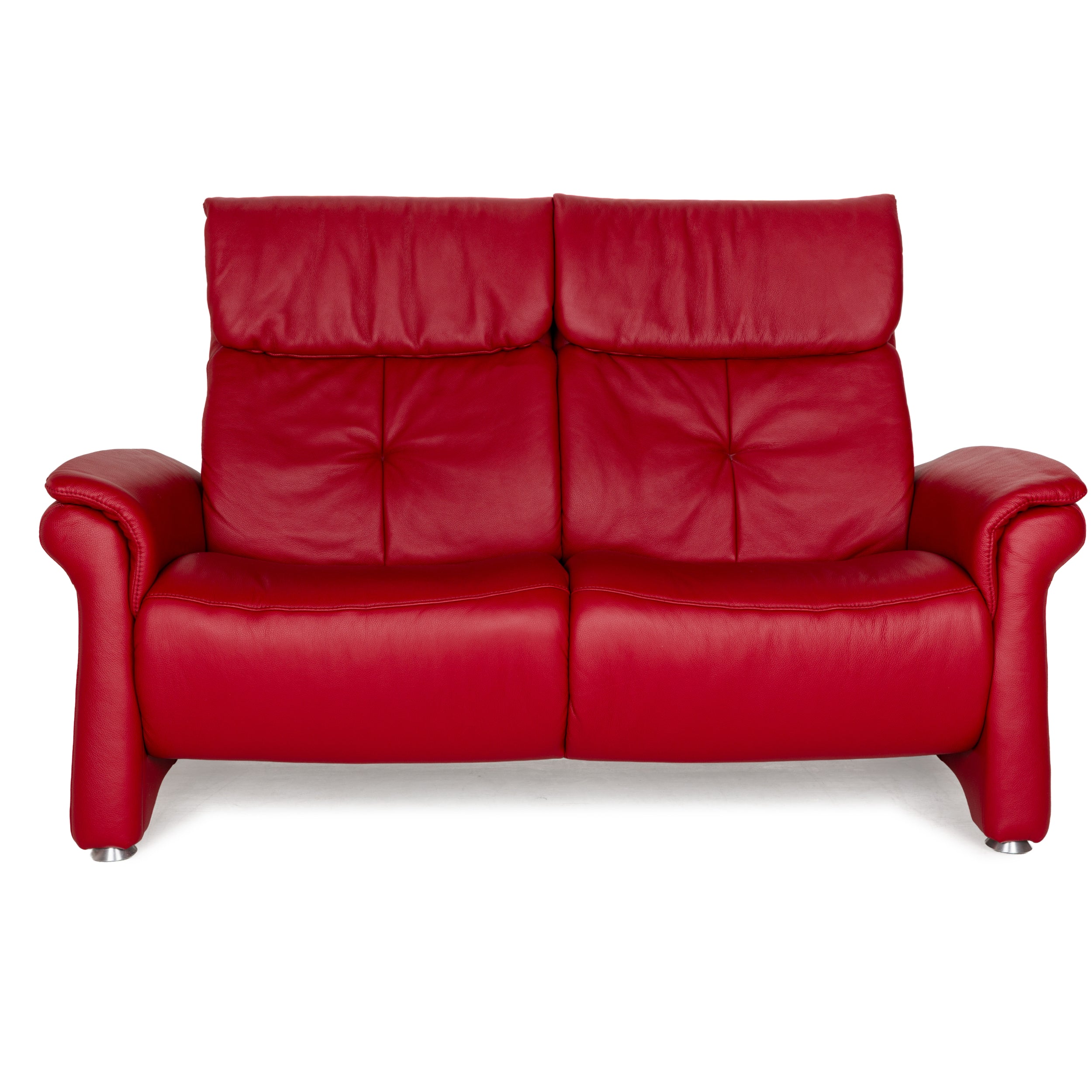 Himolla Cumuly Leder Dreisitzer Rot Sofa Couch