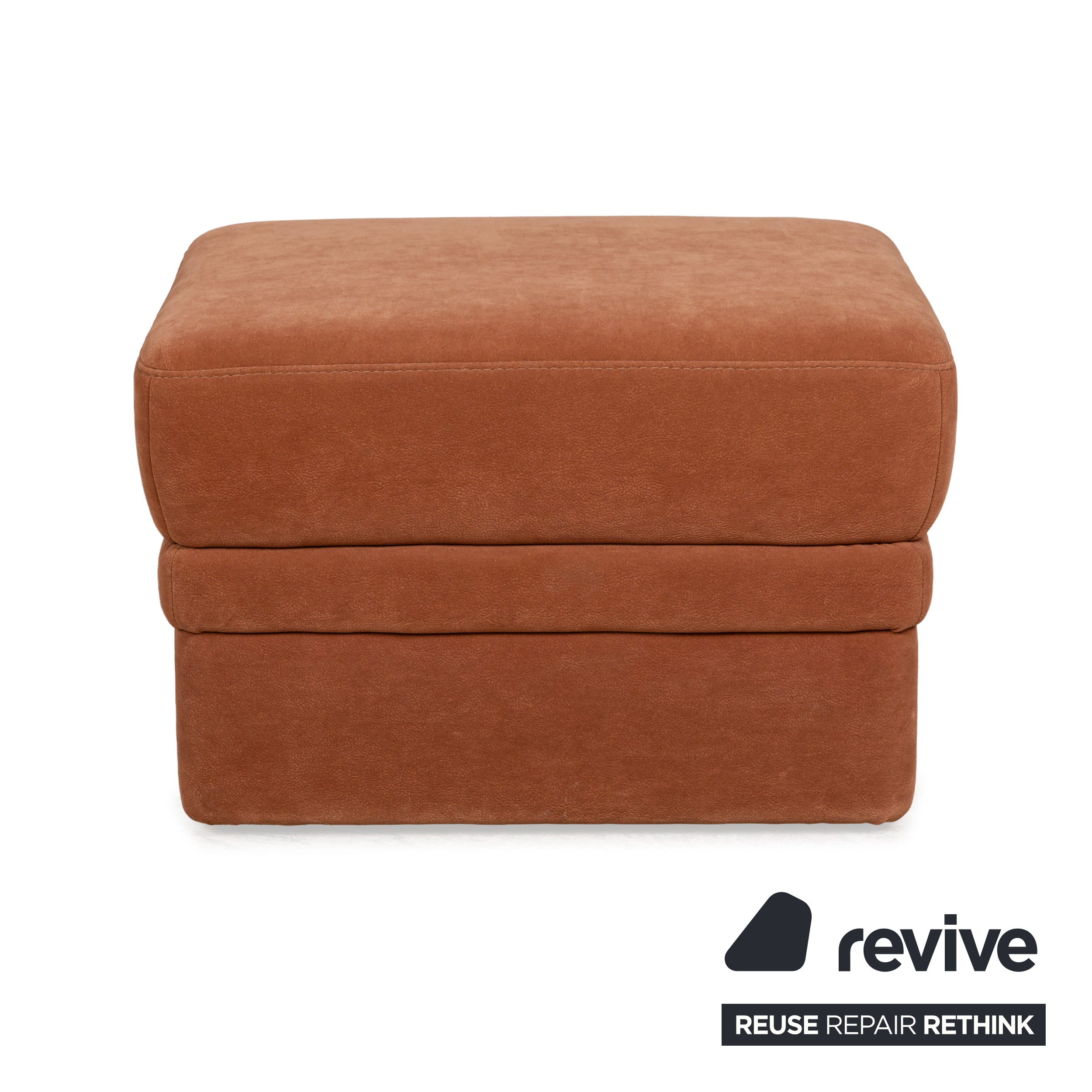 Himolla Planopoly Stoff Garnitur Ecksofa Braun Camel Sofa Couch manuelle Funktion Hocker