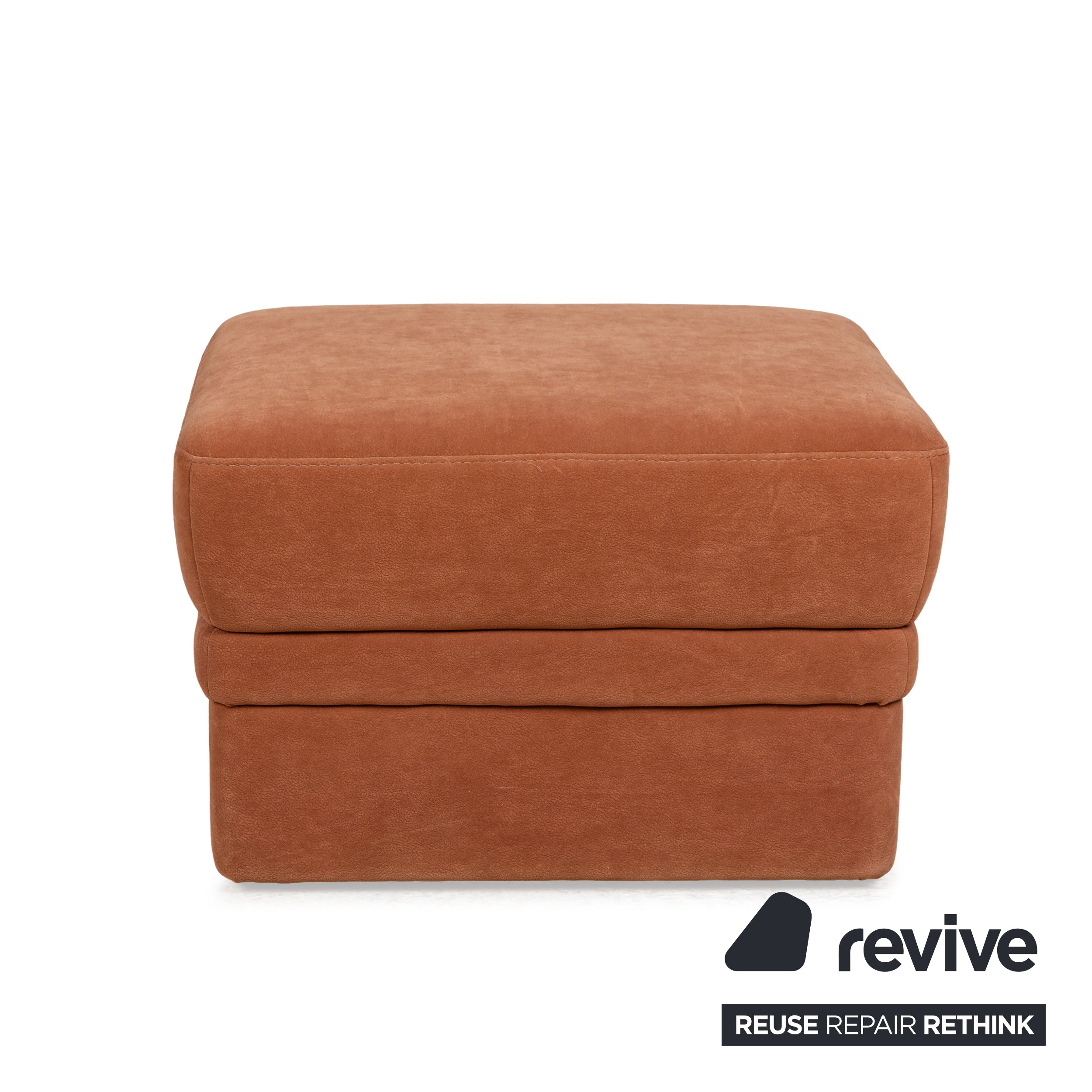 Himolla Planopoly Stoff Garnitur Ecksofa Braun Camel Sofa Couch manuelle Funktion Hocker
