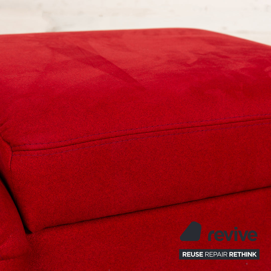 Tabouret en tissu Himolla rouge
