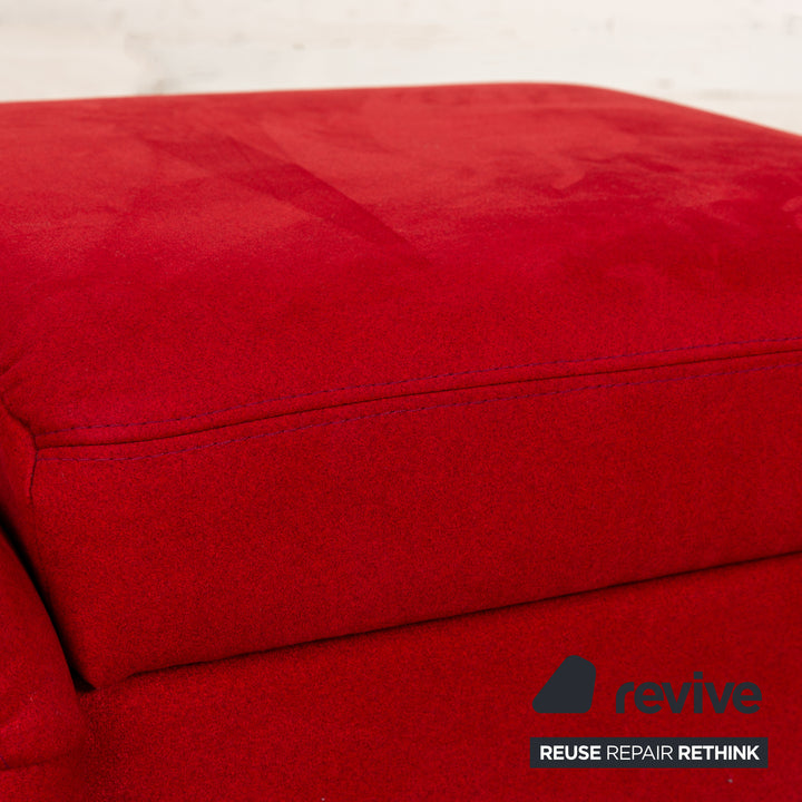 Tabouret en tissu Himolla rouge