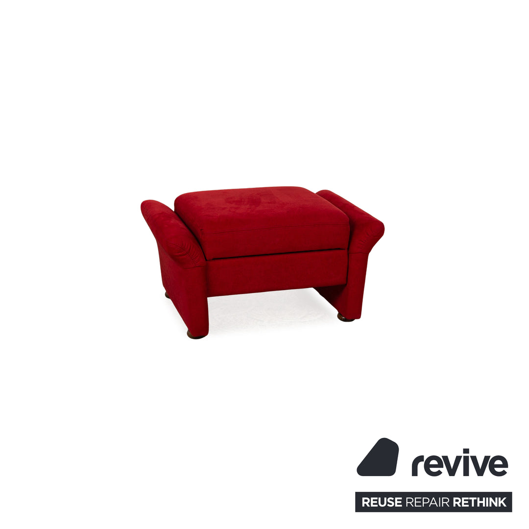 Tabouret en tissu Himolla rouge