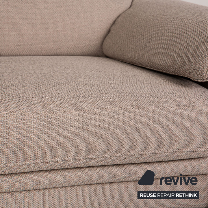 HUKLA fabric armchair set beige