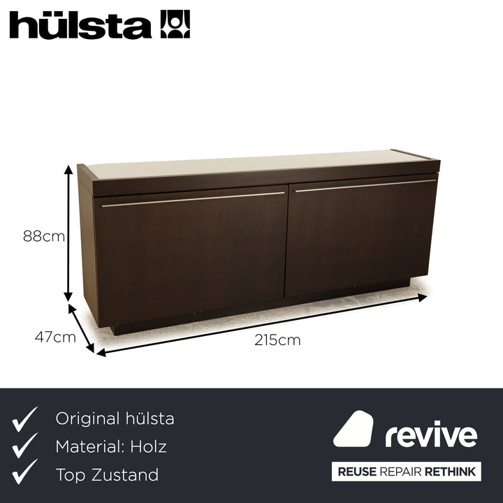 Buffet en bois Hülsta marron foncé