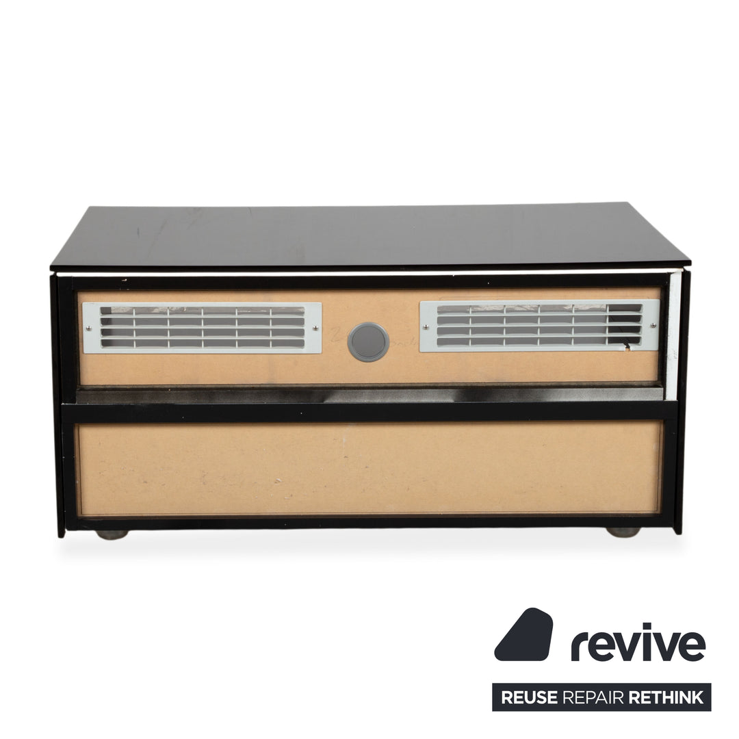 Interlübke Cube Wooden Sideboard Black Lowboard