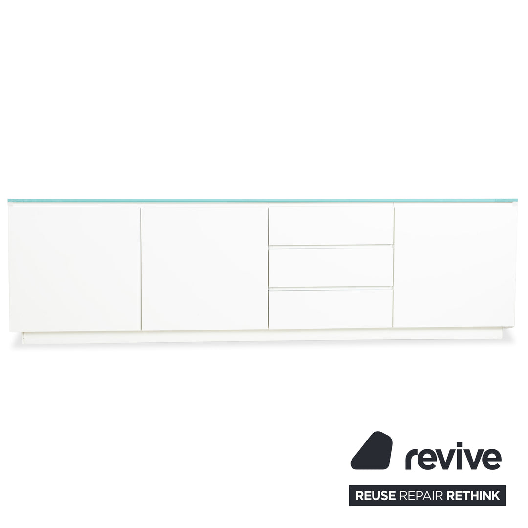 Interlübke Cube Holz Sideboard Weiß Creme