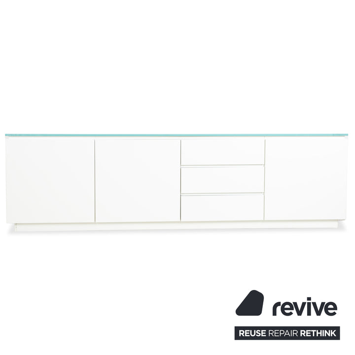 Interlübke Cube Holz Sideboard Weiß Creme