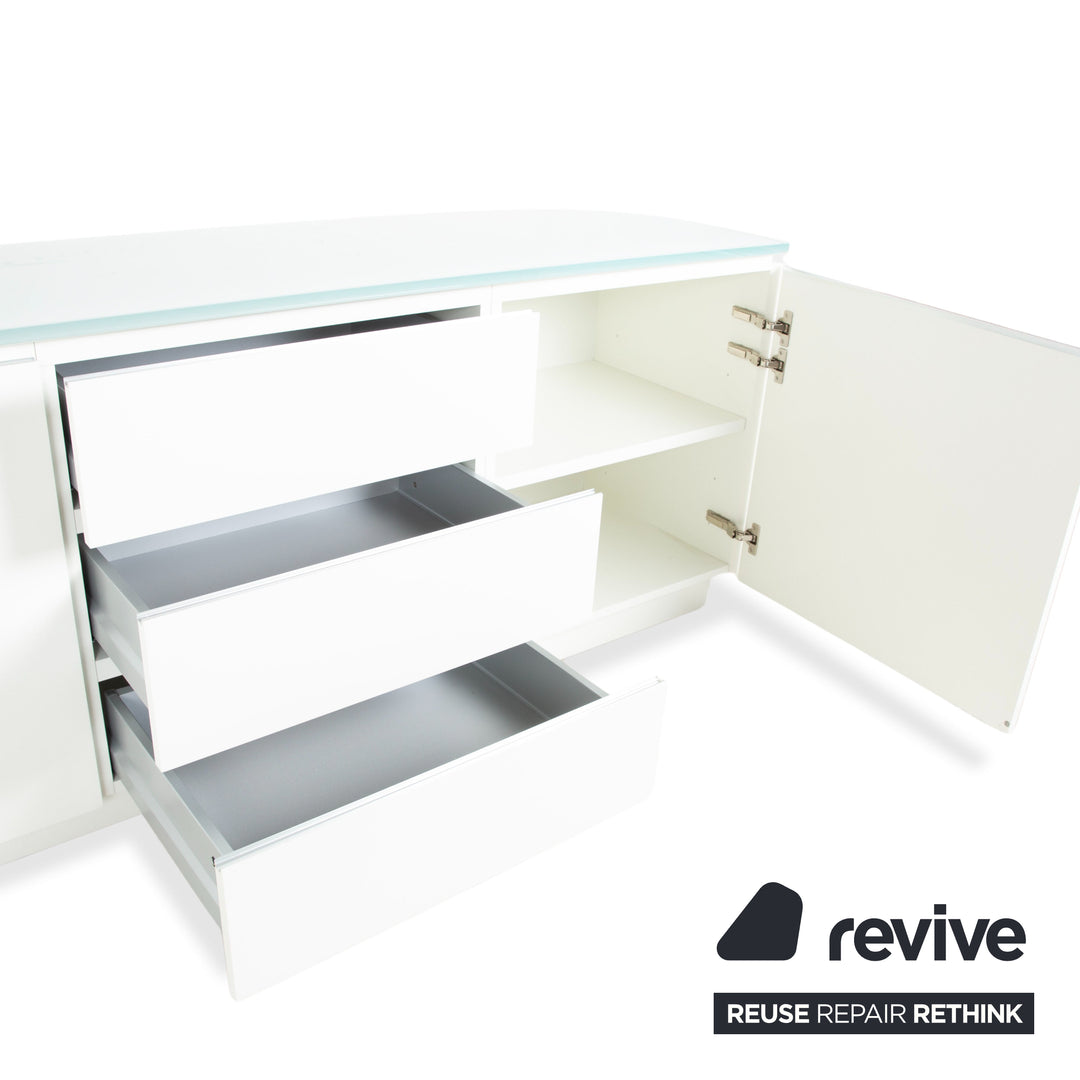Interlübke Cube Holz Sideboard Weiß Creme