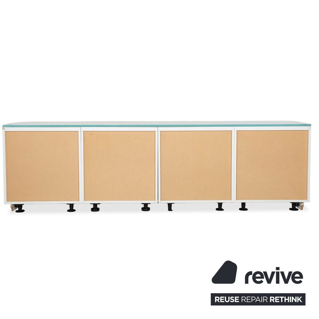 Interlübke Cube Holz Sideboard Weiß Creme