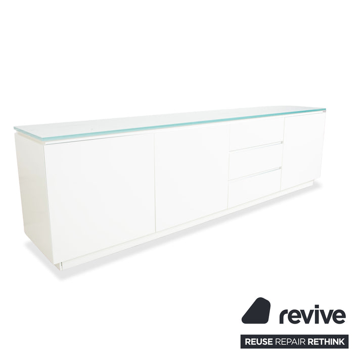 Interlübke Cube Holz Sideboard Weiß Creme