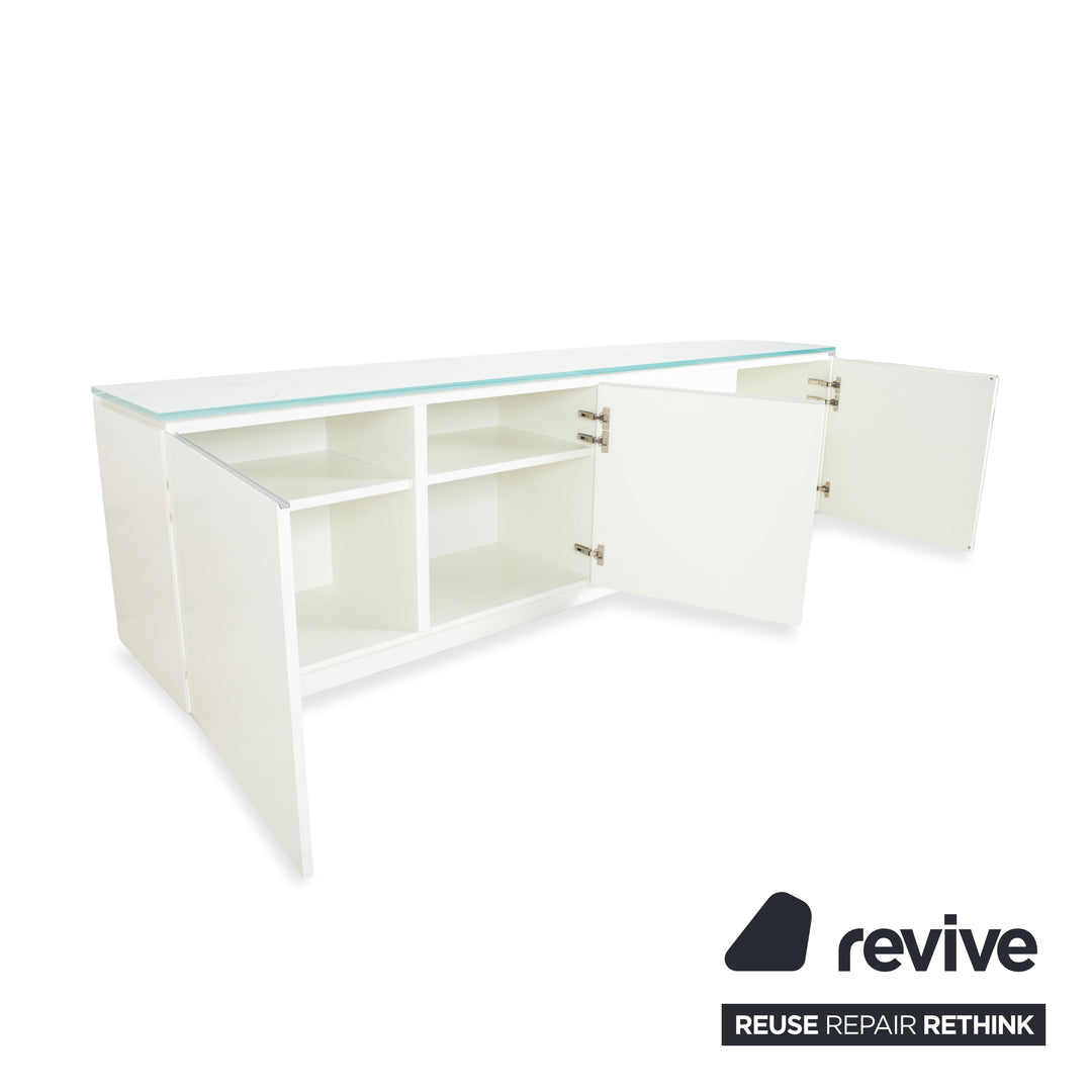 Interlübke Cube Set Sideboard Kommode Weiß hochglänzend Holz