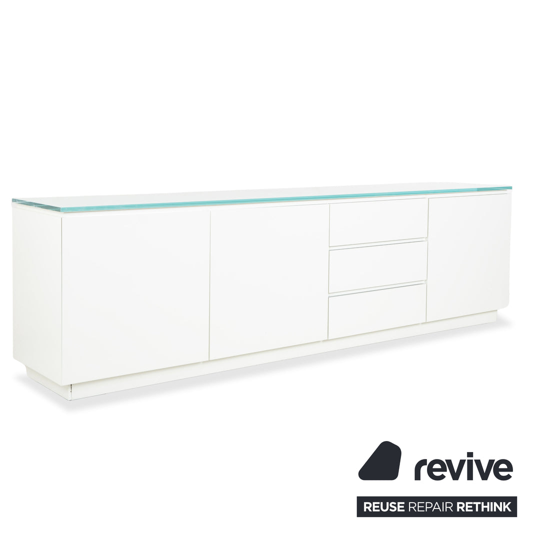 Interlübke Cube Set Sideboard Kommode Weiß hochglänzend Holz