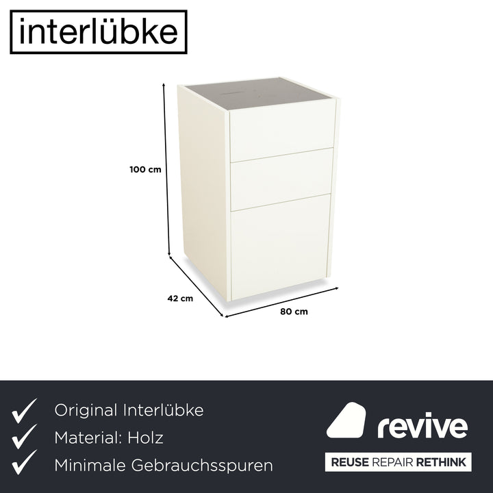 Interlübke Cube Sideboard Weiß Kommode
