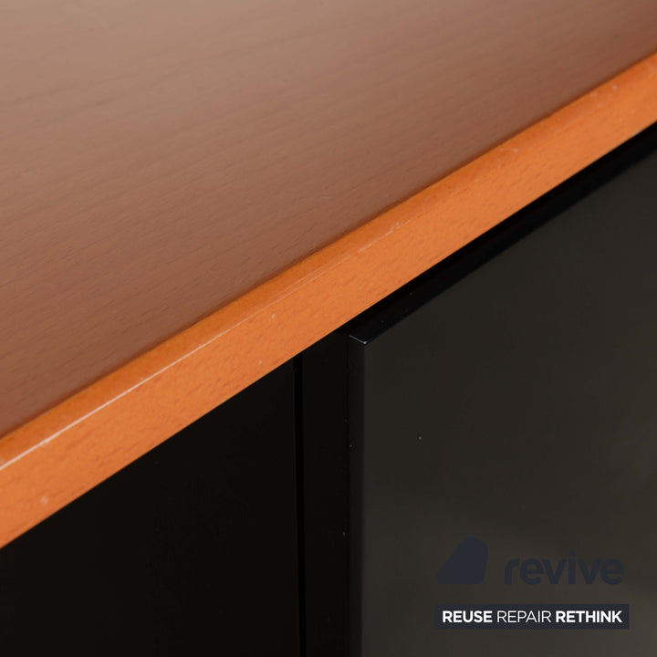 Buffet haut Interlübke en bois noir et marron