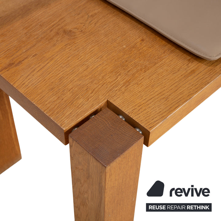 Janua Wooden Bench Brown Wood Dining Room