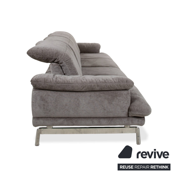 Joop 8153 Stoff Viersitzer Grau manuelle Funktion Sofa Couch