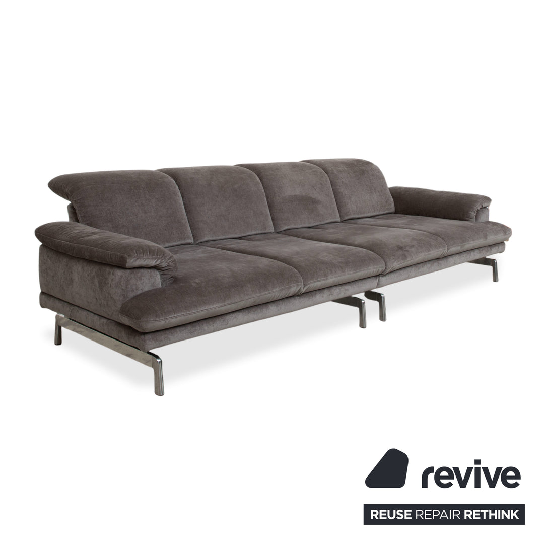 Joop 8153 Stoff Viersitzer Grau manuelle Funktion Sofa Couch