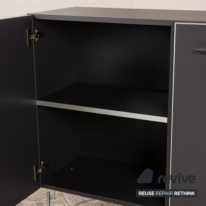 Joop wooden sideboard anthracite
