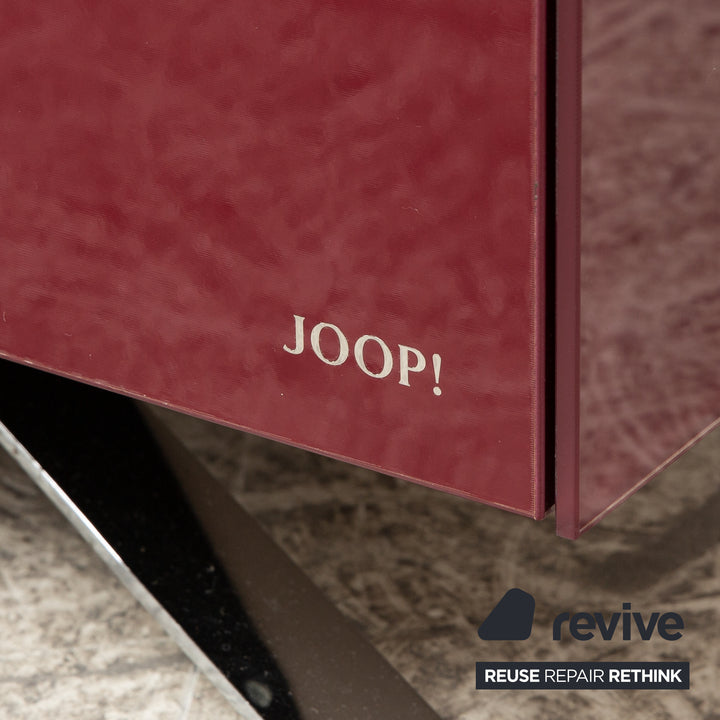 Buffet en bois Joop buffet bas rouge meuble TV