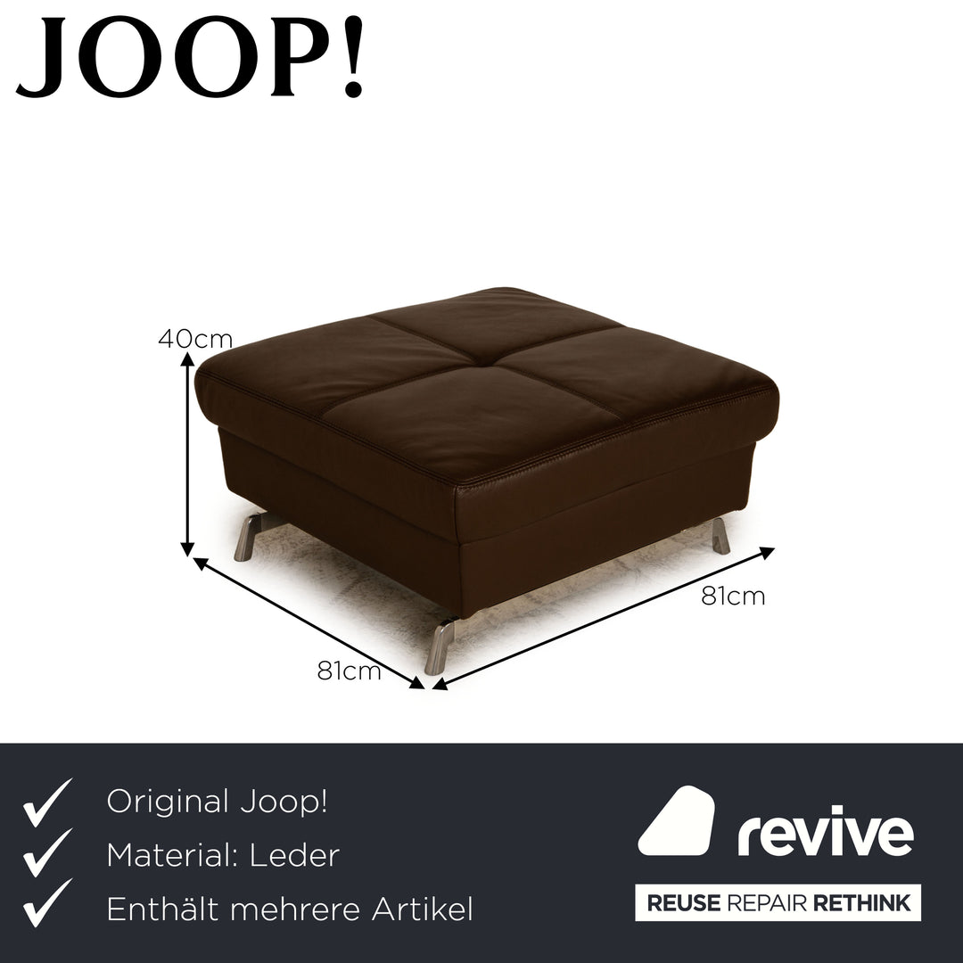 yup! Loft leather sofa set brown corner sofa stool recamier right