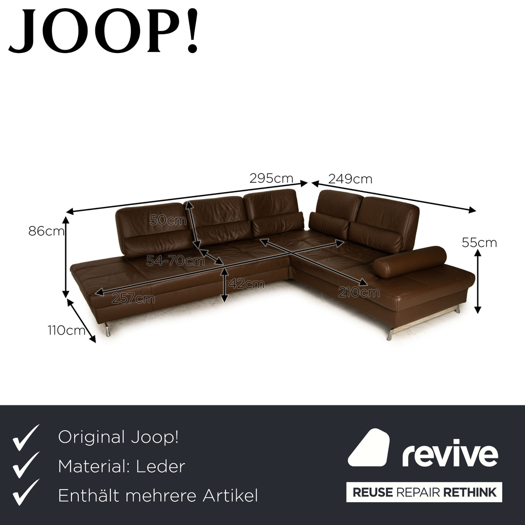yup! Loft leather sofa set brown corner sofa stool recamier right