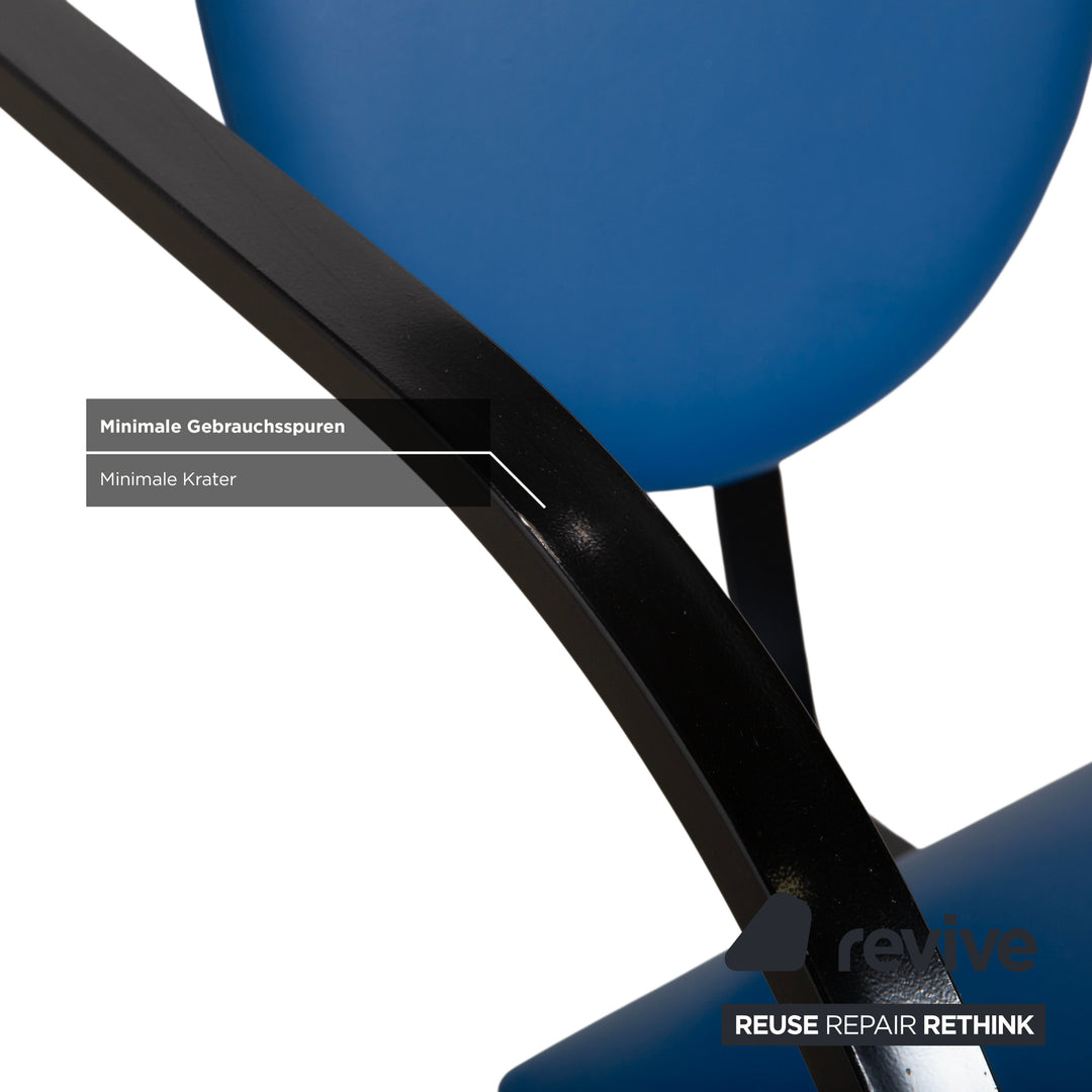KFF Cosinus Garnitur Leder Stuhl Blau Rot