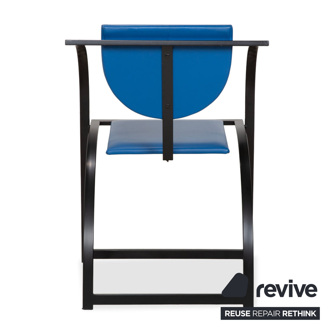 KFF Cosinus Leder Stuhl Blau