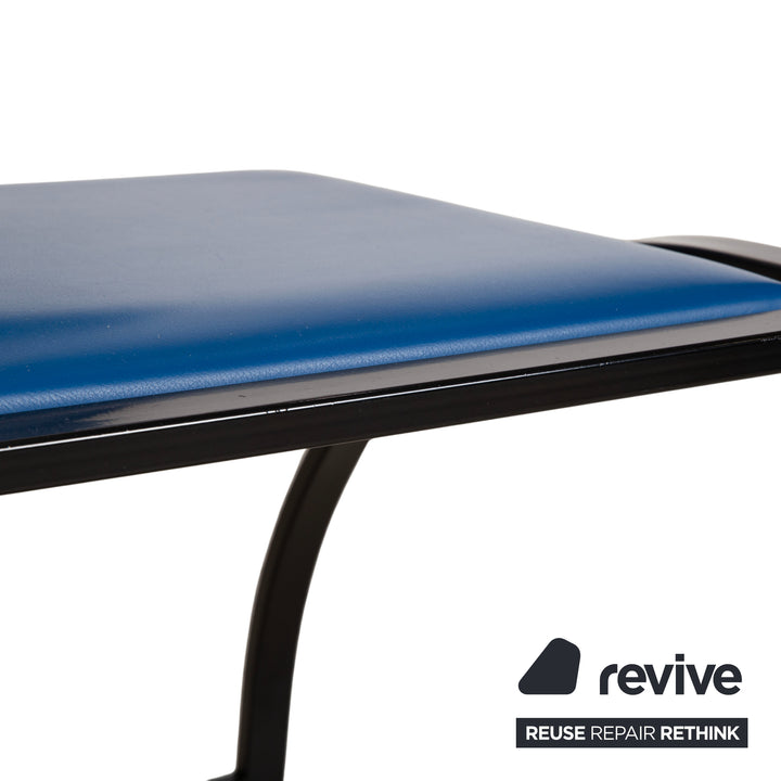 KFF Cosinus Leder Stuhl Blau
