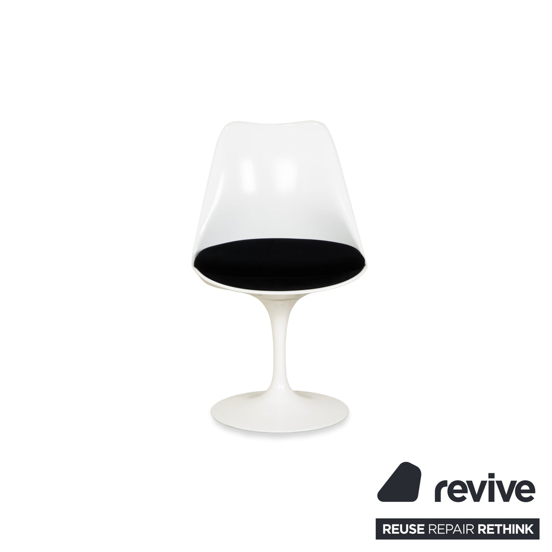 Knoll International Saarinen Tulip Plastic Chair White Original