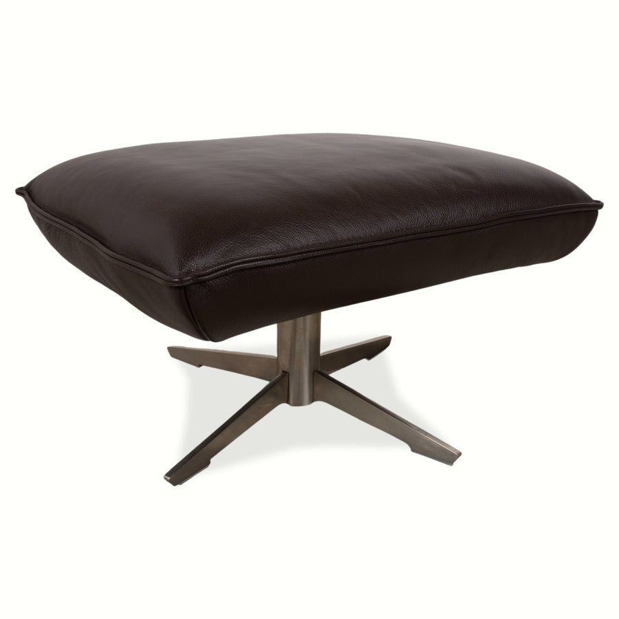 Koinor Fenja Leder Hocker Braun