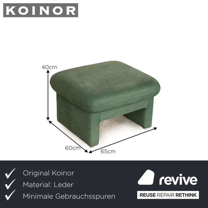 Tabouret en cuir Koinor vert