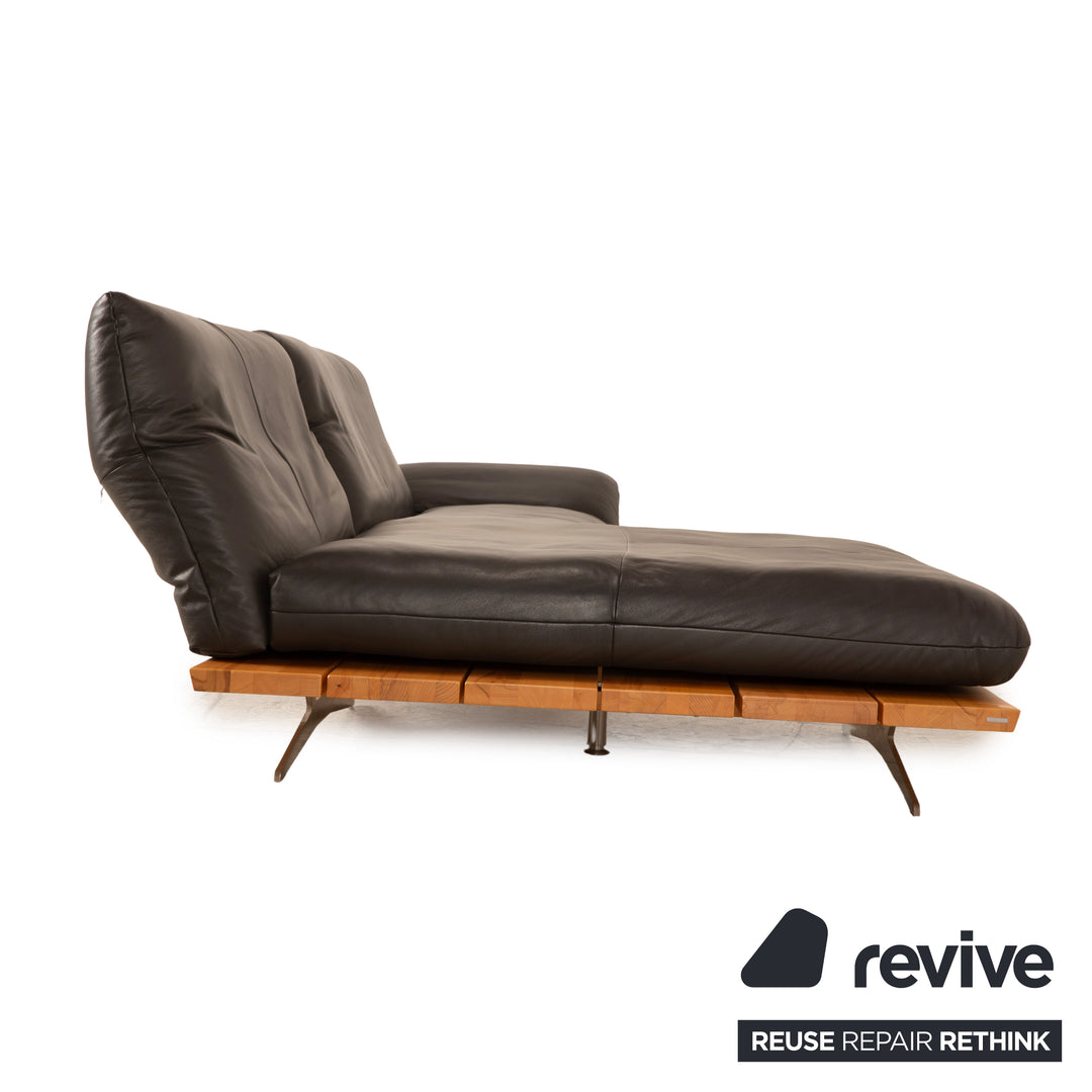 Koinor Marilyn Leder Ecksofa Anthrazit Schiefer manuelle Funktion Sofa Couch