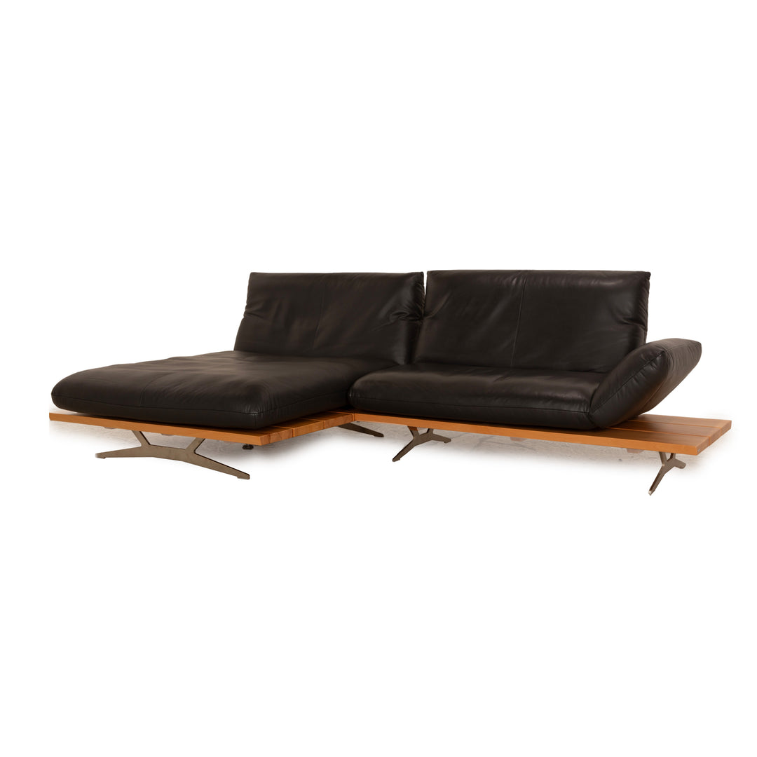 Koinor Marilyn Leder Ecksofa Anthrazit Schiefer manuelle Funktion Sofa Couch