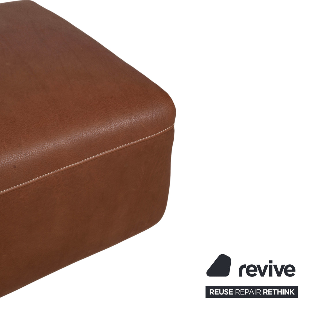 Koinor Norton Leder Hocker Braun