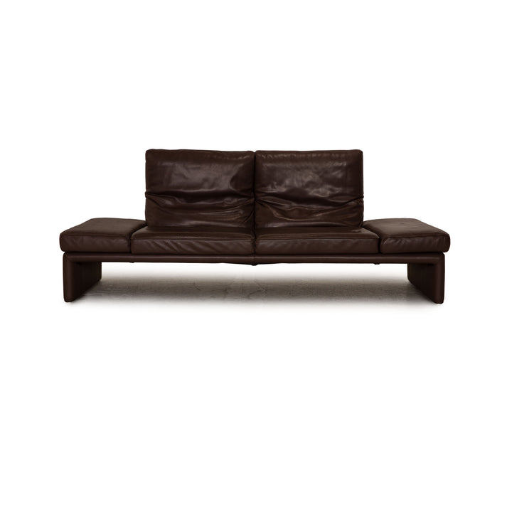 Koinor Raoul Leder Dreisitzer Braun Sofa Couch
