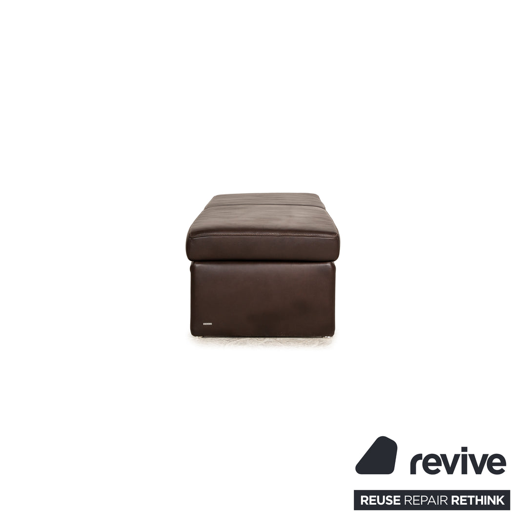 Koinor Raoul Leder Hocker Braun