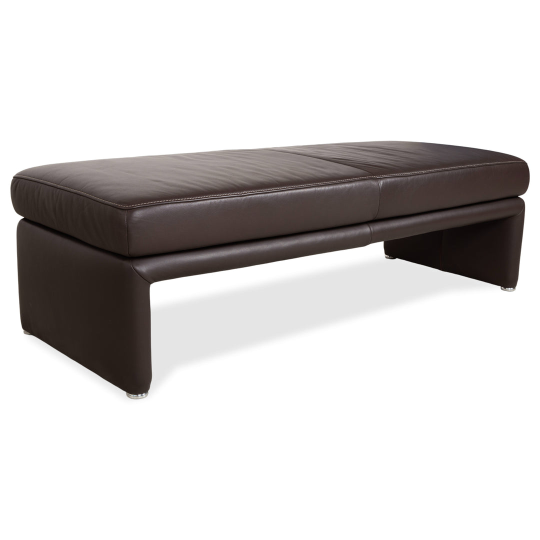 Koinor Raoul Leder Hocker Sitzbank Braun