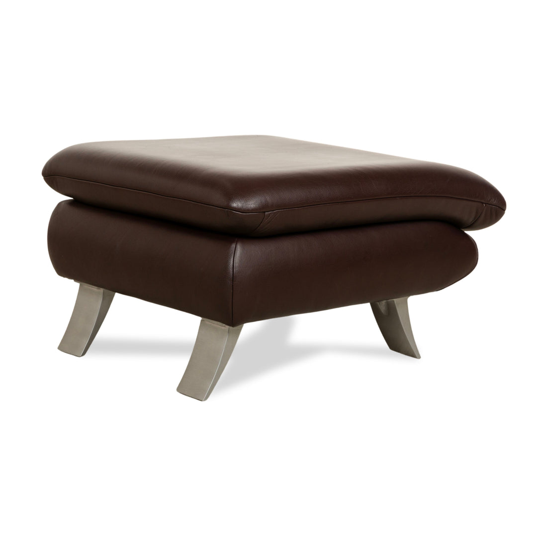 Koinor Rossini Leder Hocker Braun