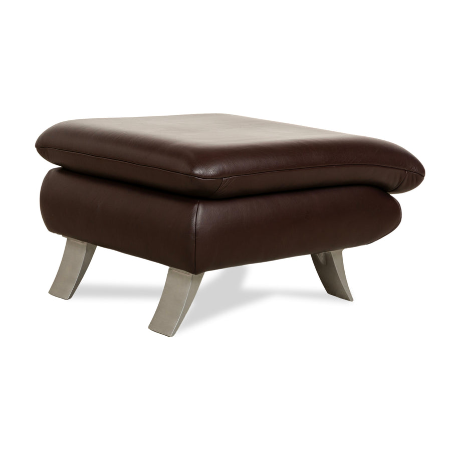 Koinor Rossini Leder Hocker Braun