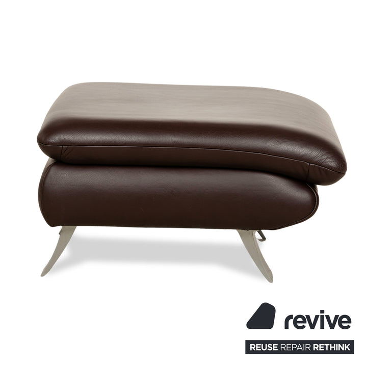 Koinor Rossini Leder Hocker Braun