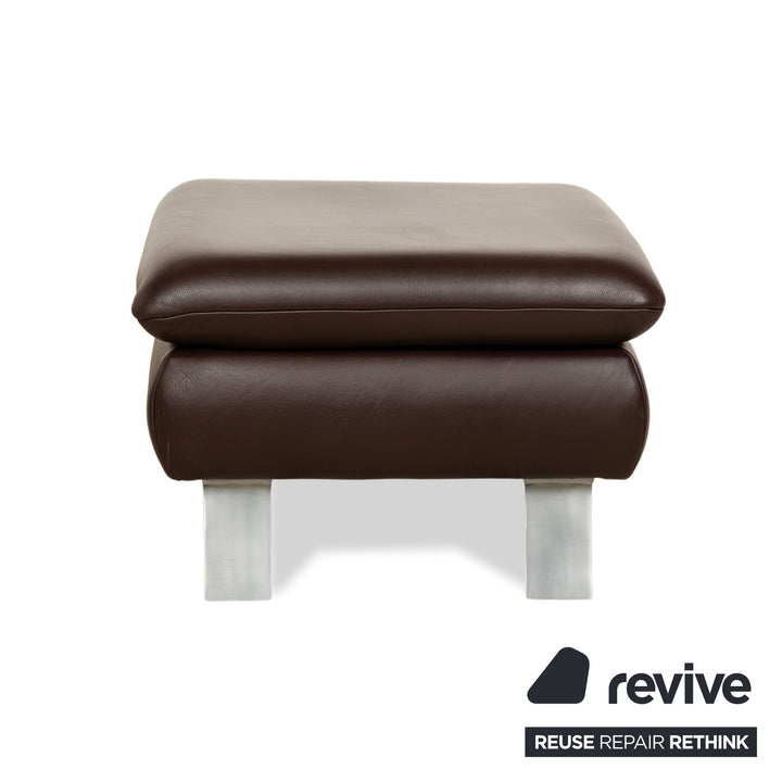Koinor Rossini Leder Hocker Braun
