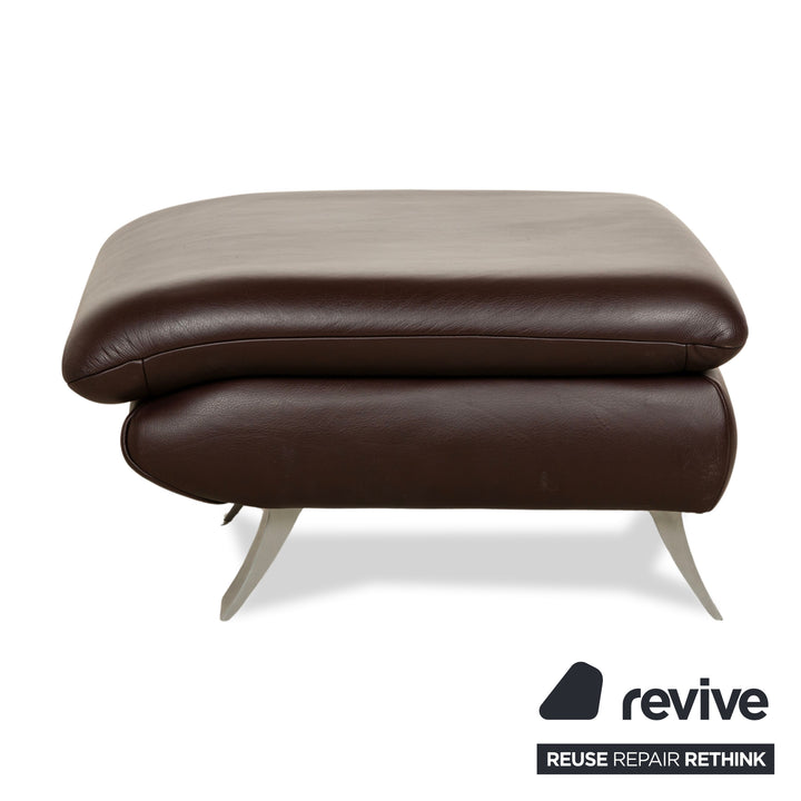Koinor Rossini Leder Hocker Braun