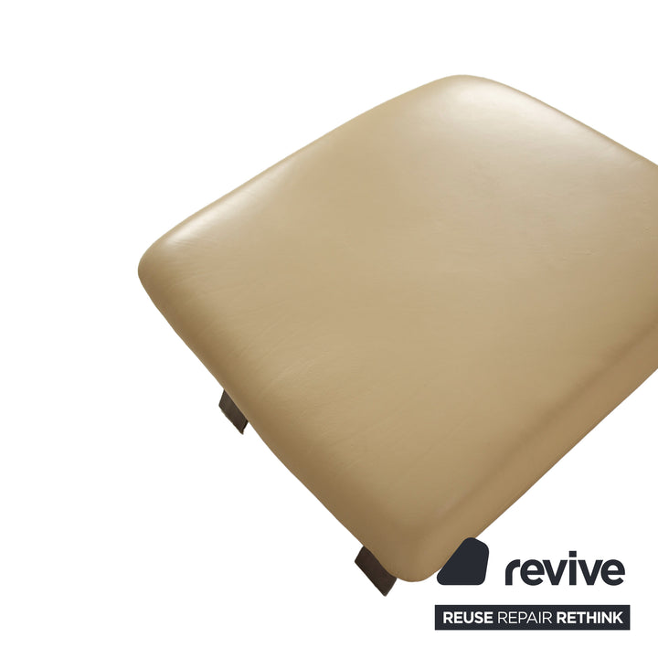 Koinor Rossini Leder Hocker Creme