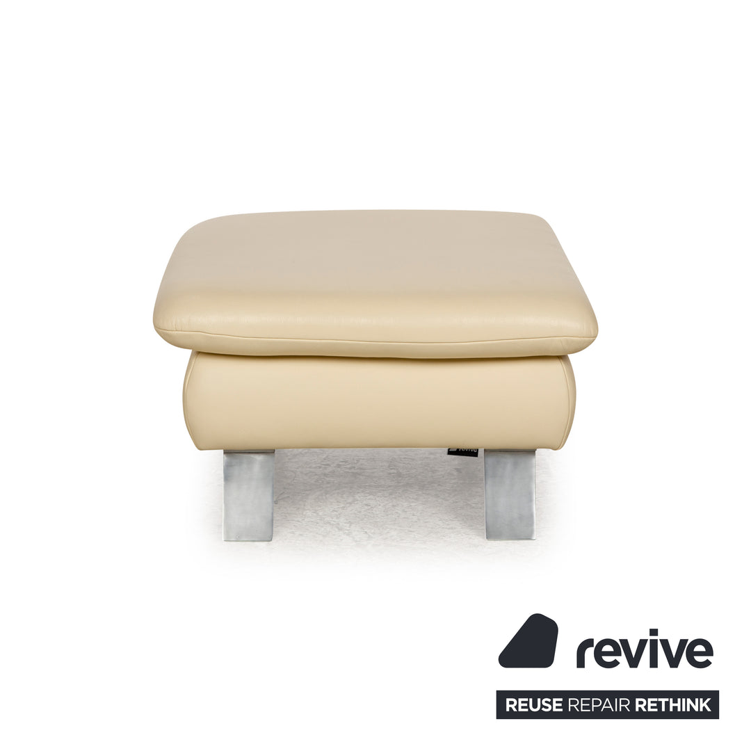 Koinor Rossini Leder Hocker Creme